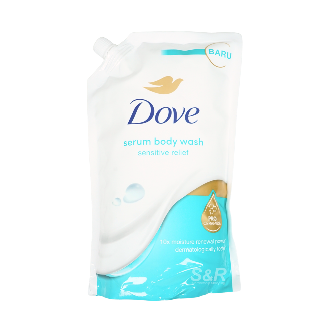 Dove Sensitive Relief Pro-Ceramide Serum Body Wash Refill 800mL